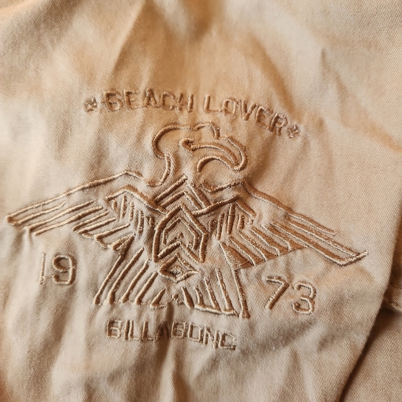 BillabongVintage/frayed look  army shirt - Picture 2 of 4